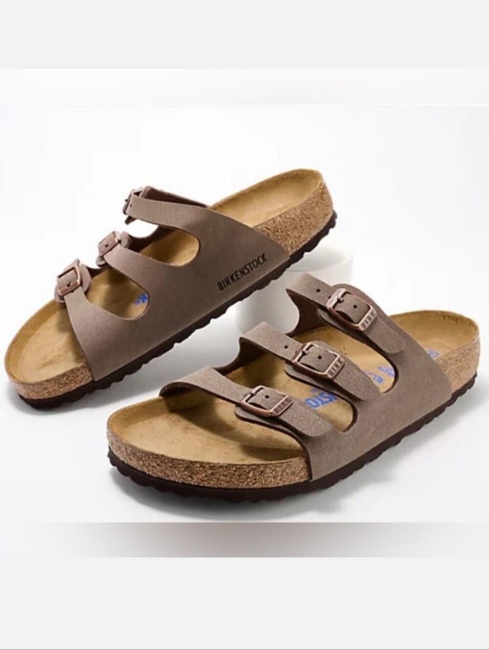 Birkenstock Kids Triple-Strap Sandals in Brown